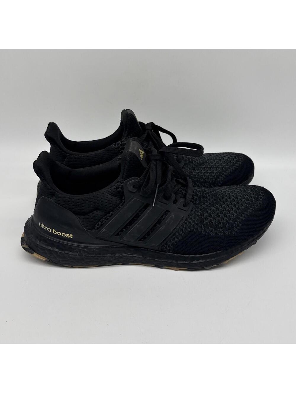 Adidas Ultraboost 1.0 Black Gum Sole Size 7.5 Running Shoes Men Athletic